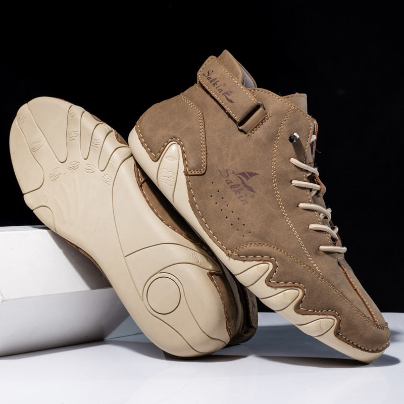 Scarpe Ortopediche Uomo in Pelle Comfort e Supporto Ergonomico