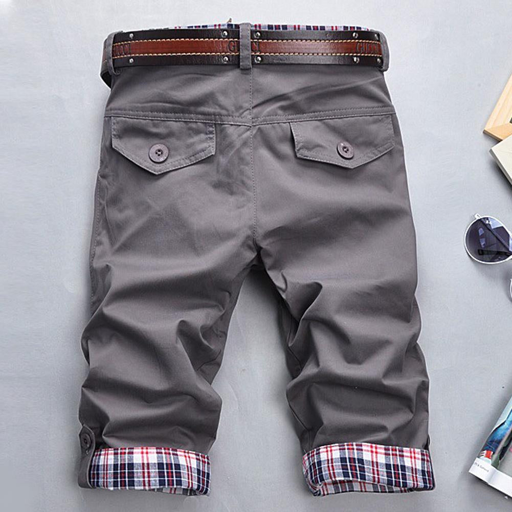 Shorts Donna con Cintura Tessuto a Quadri Vestibilità Regolare - Brentozzi