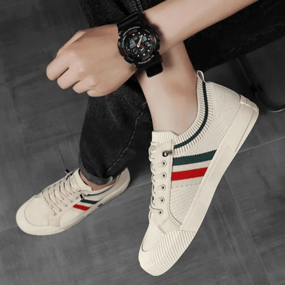 Sneaker Uomo Stilose con Dettaglio a Righe