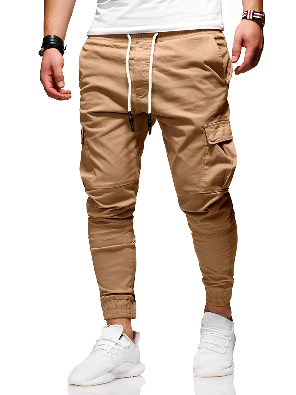 Pantaloni Cargo Uomo in Tessuto Jogging Comodi - Brentozzi