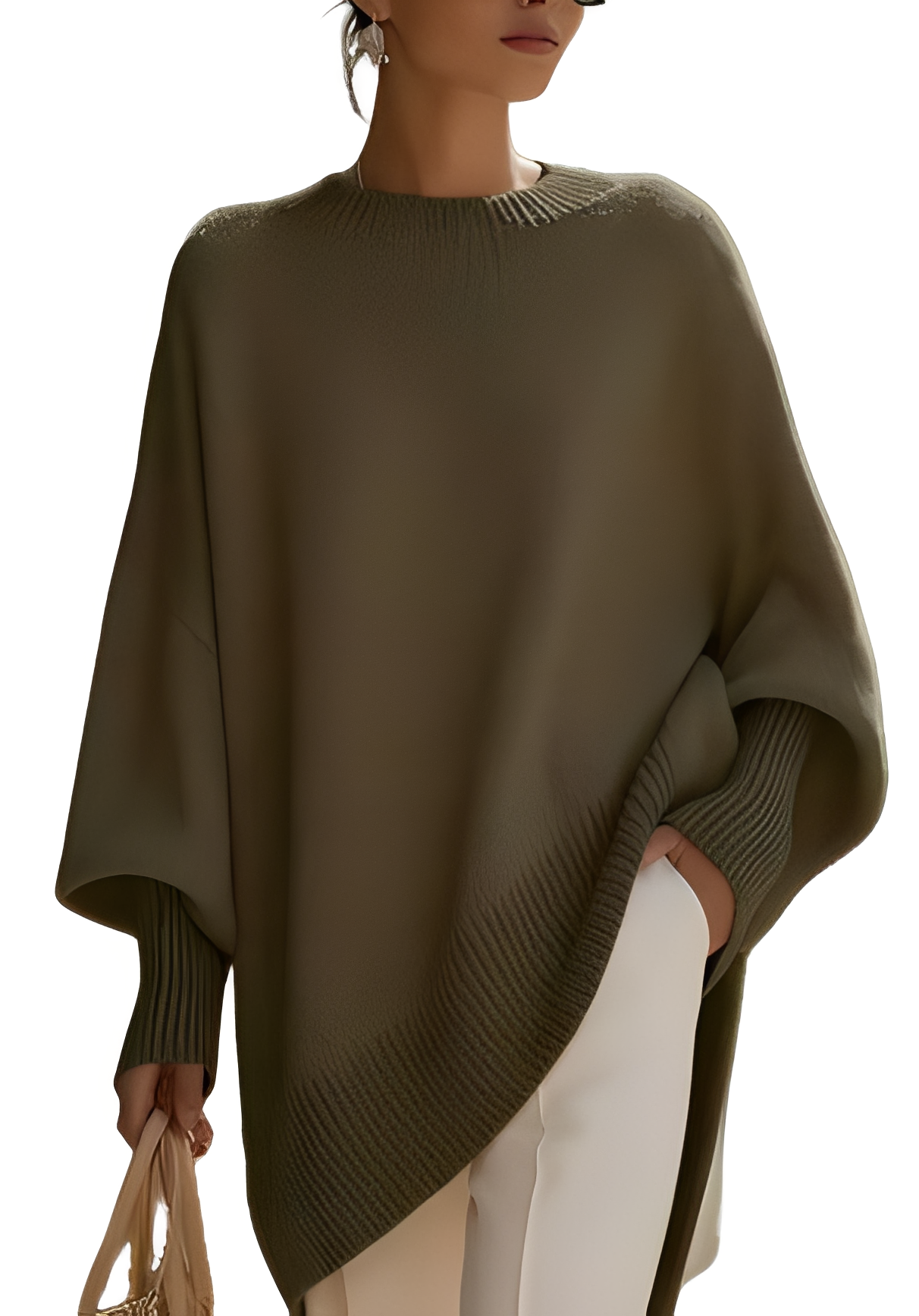 Maglione Oversize Donna Stile Modaiolo Morbido