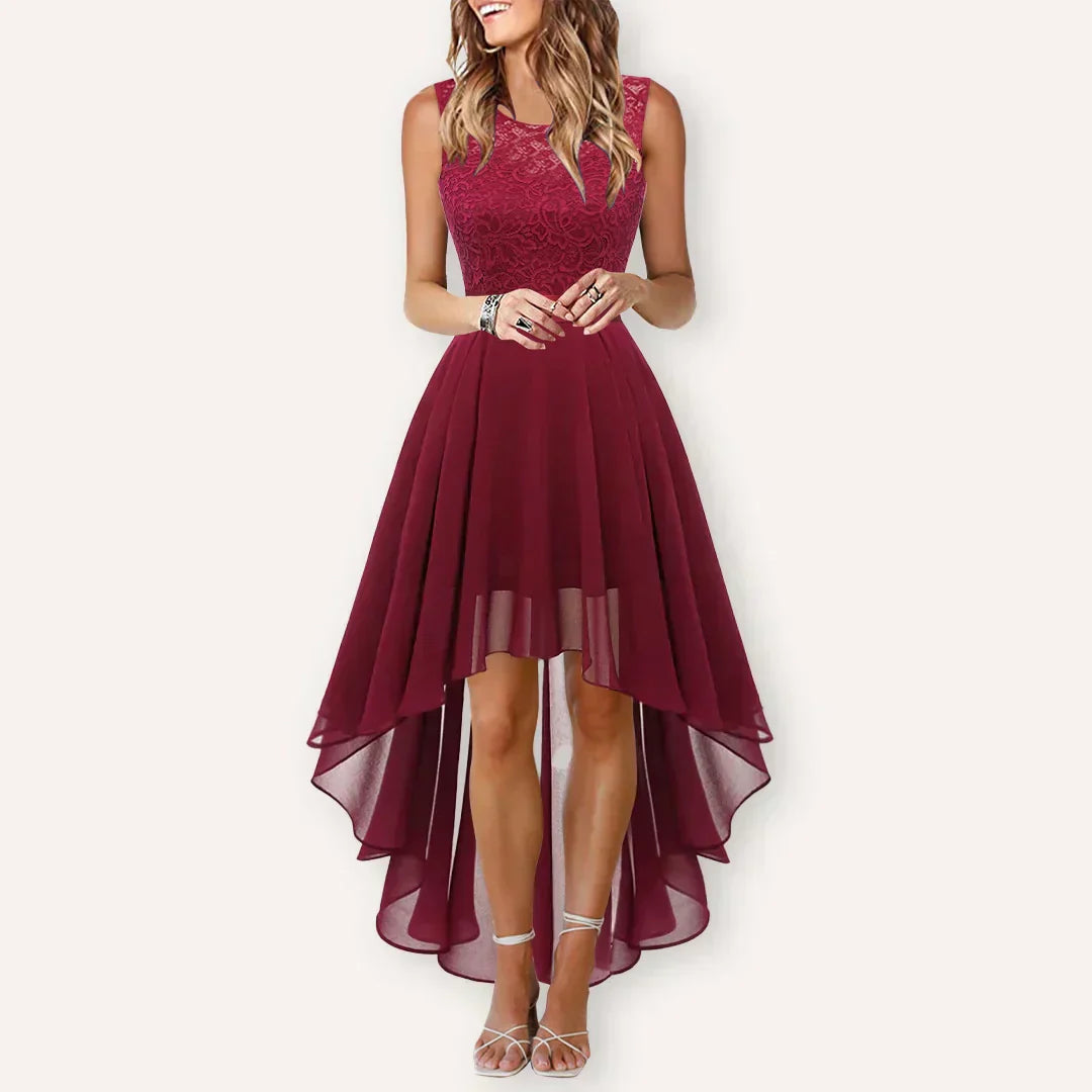 Abito Donna High-Low Elegante Cerimonia