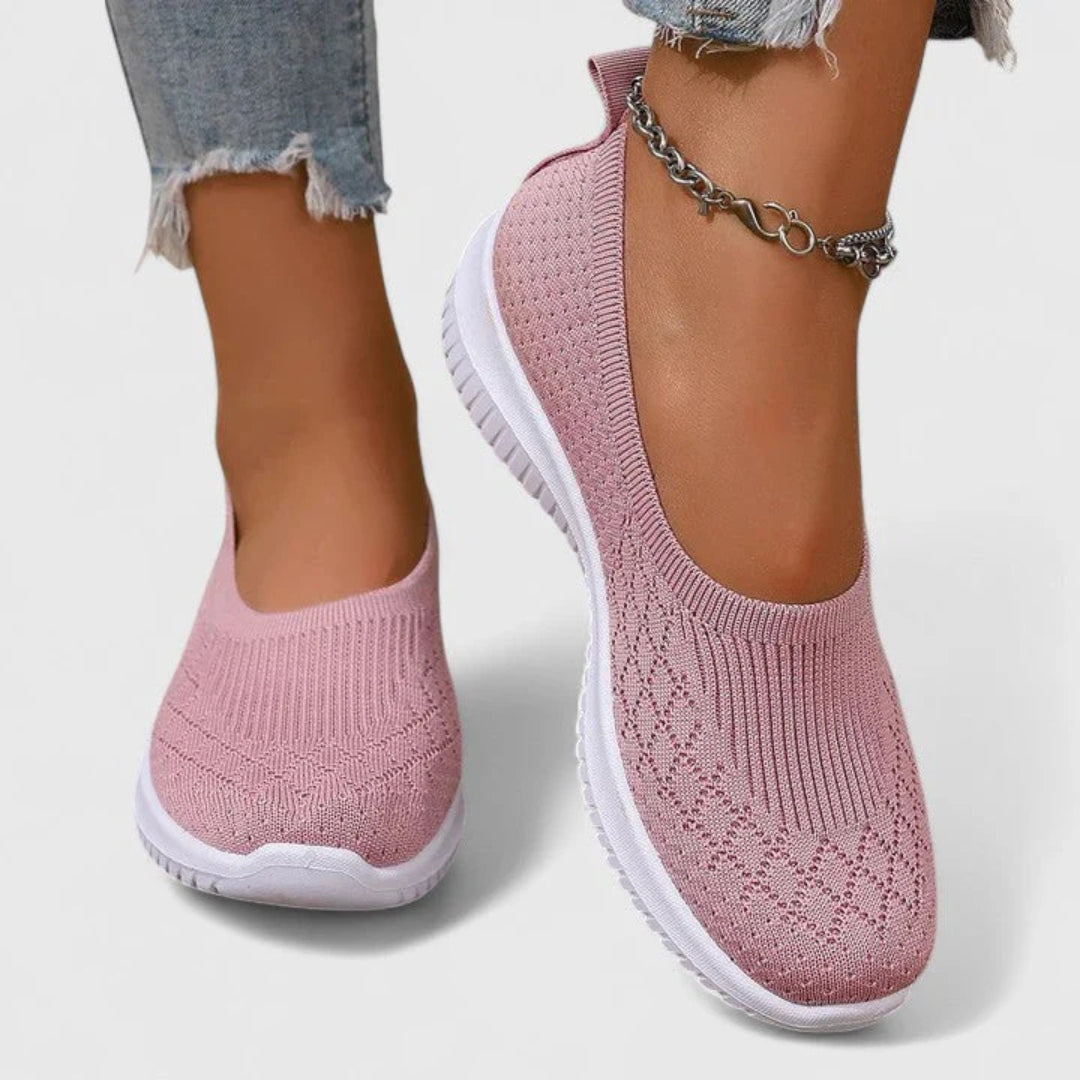 Ballerine Donna Slip-On in Maglia Leggera