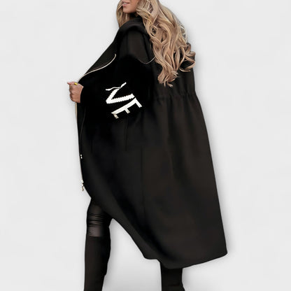 Cappotto Donna Lungo Invernale con Cappuccio
