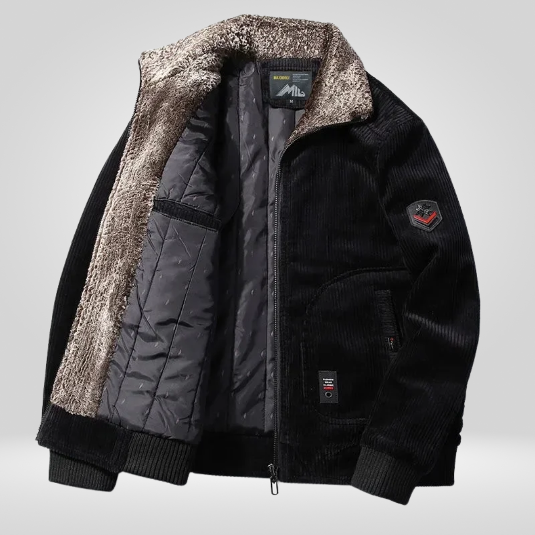 Giacca Invernale Uomo Collo Sagomato Vestibilità Regular