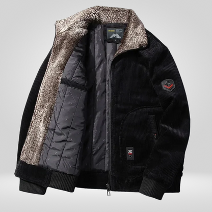 Giacca Invernale Uomo Collo Sagomato Vestibilità Regular