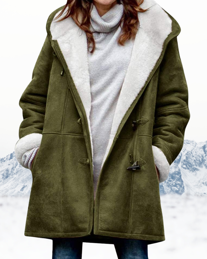 Giacca Mezza Lunghezza Donna in Tessuto Sagomata Moda Stagionale