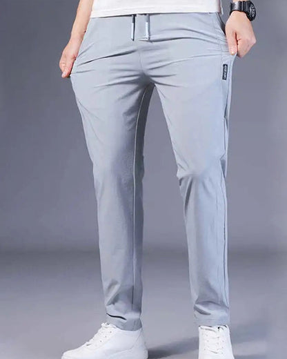 Pantaloni Uomo Tessuto Lunghi Regular