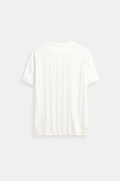 T-shirt Uomo Cotone Heavy Girocollo a Righe