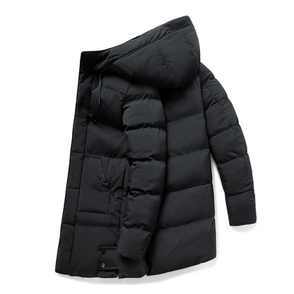 Parka Uomo Impermeabile con Cappuccio Taglio Regular