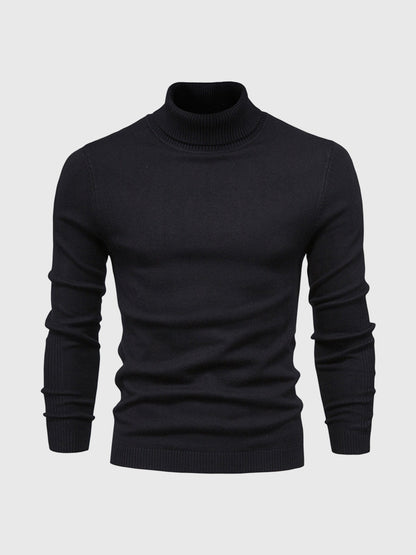 Maglione Uomo Collo Alto Corto Lavabile