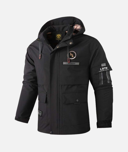Giacca Uomo Impermeabile con Cappuccio Primavera Autunno - Brentozzi