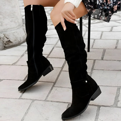 Stivale Invernale Donna Elegante Ginocchio