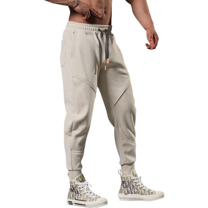 Pantaloni Jogging Uomo Fleece Leggero Cargo Taglio Tapered