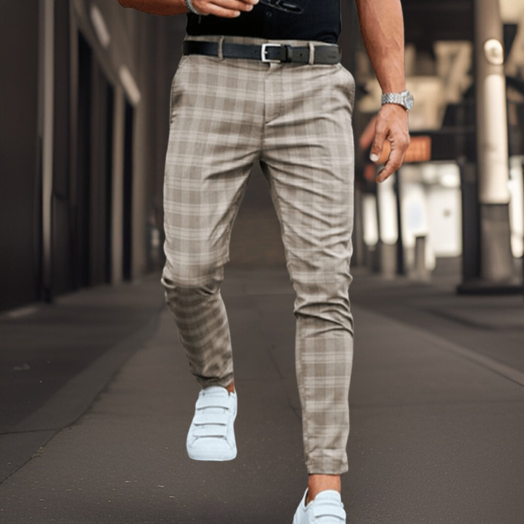 Pantaloni Chino Uomo Tasche Multiple Comfortevoli