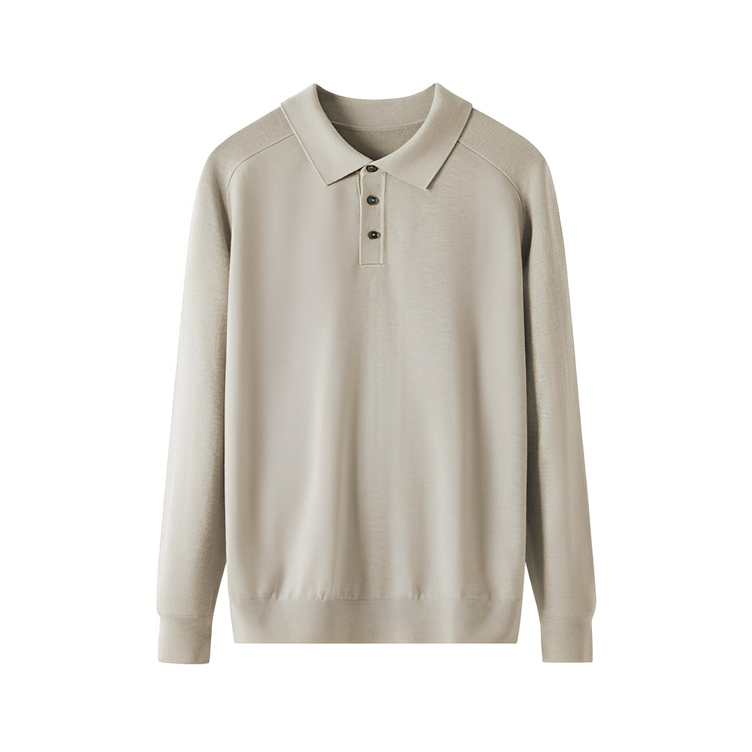 Maglione Uomo in Lana Collo a Risvolto