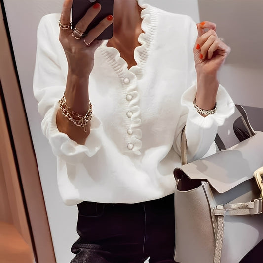 Maglione Donna con Bottoni Stile Elegante - Brentozzi