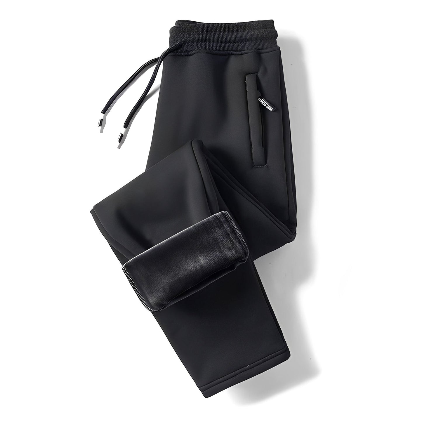 Pantaloni Uomo Termici Dritti Stile Casual