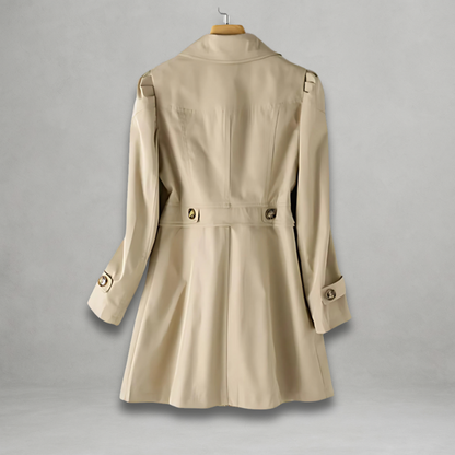 Trench Coat Donna Leggero Stile Primaverile Classico