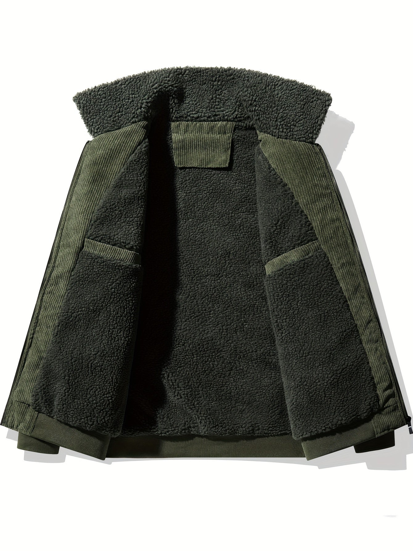 Giacca Invernale Uomo con Colletto a Revers Calda Stile Classico
