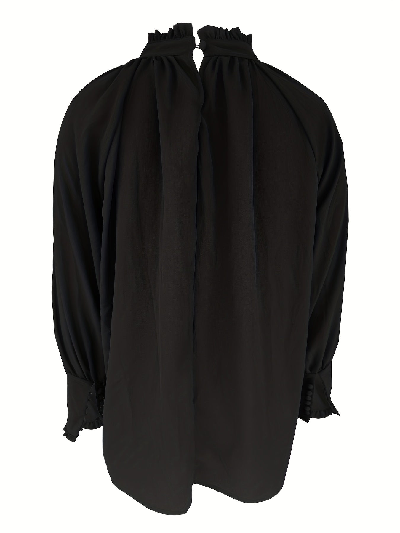 Blusa Donna con Fiocco e Ruches Elegante