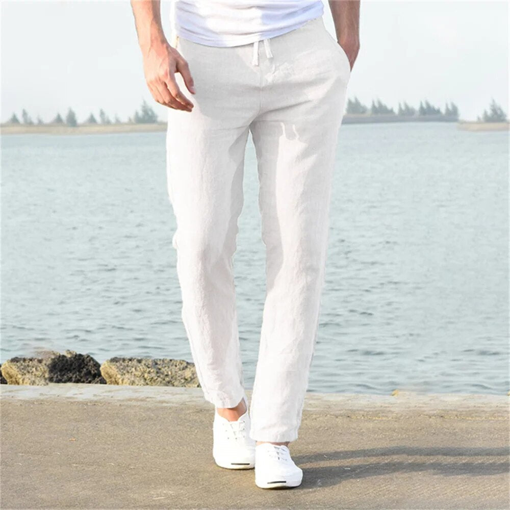 Pantaloni Uomo Leggeri Estivi Taglio Largo - Brentozzi