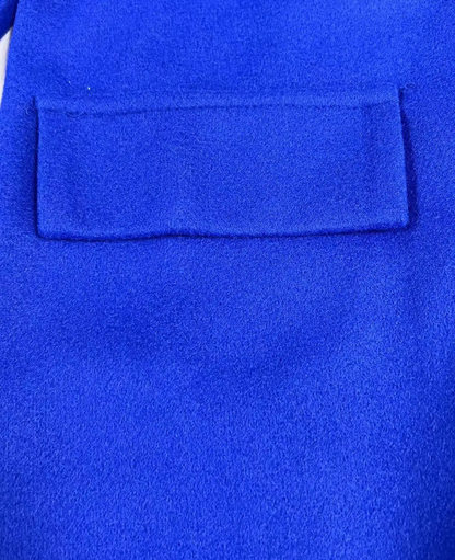 Trenchcoat Donna Elegante in Tessuto Sagomato Manica Lunga