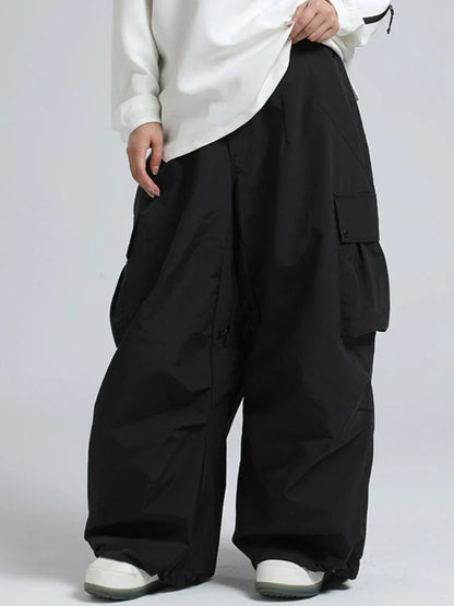 Pantaloni Uomo Invernali Tessuto Termico Vestibilità Ampia