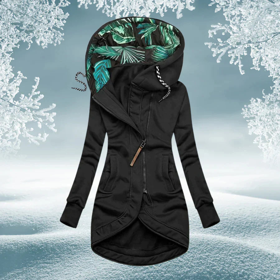 Parka Donna Impermeabile con Cappuccio Caldo Invernale
