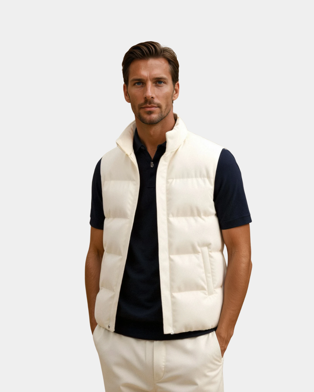 Smanicato Uomo Imbottito Leggero Minimalista Caldo - Brentozzi