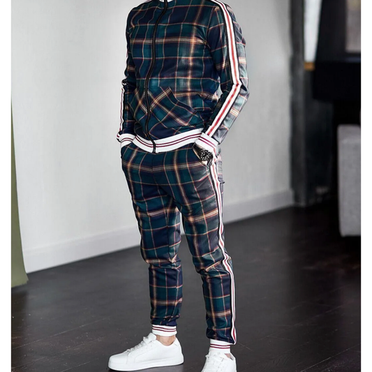 Tuta Sportiva Uomo Due Pezzi Stile Casual Comoda - Brentozzi