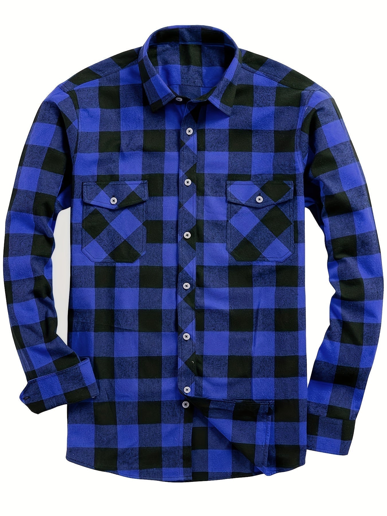 Camicia Uomo Manica Lunga Fantasia Quadri