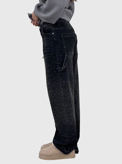 Jeans Donna Lucidi Tessuto Denim Slim Fit