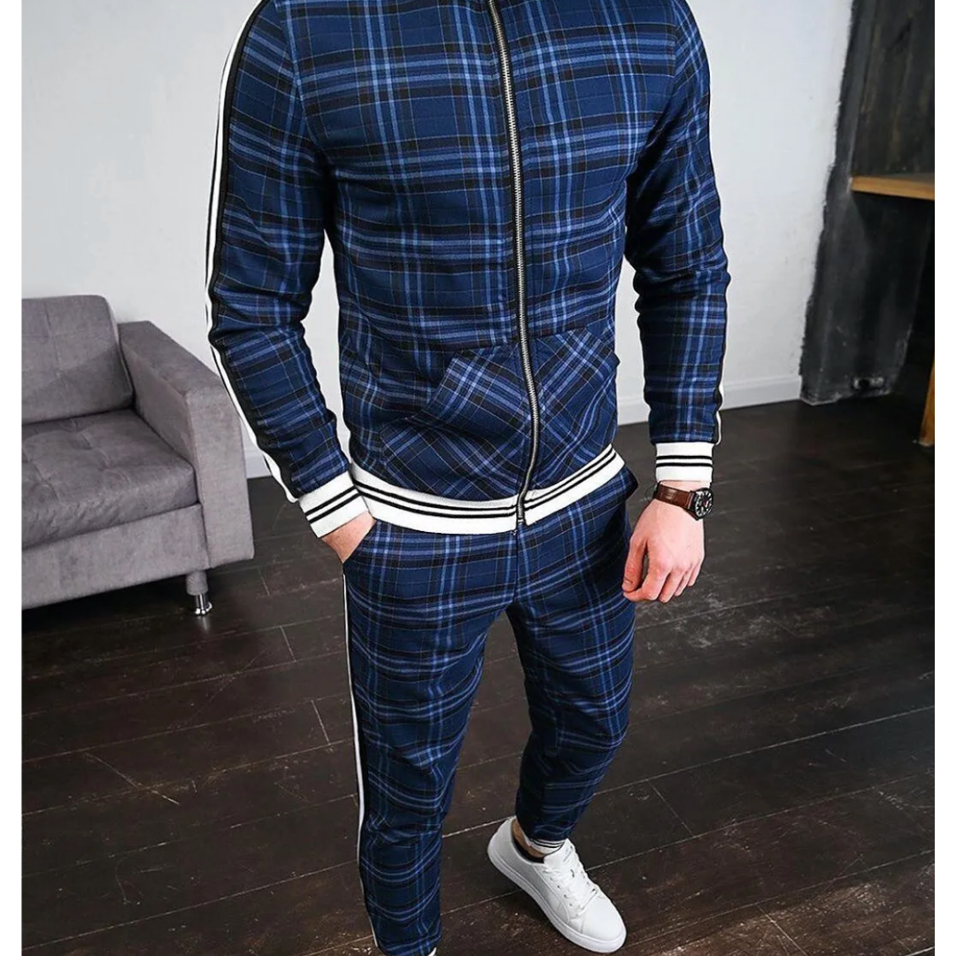 Tuta Sportiva Uomo Due Pezzi Stile Casual Comoda
