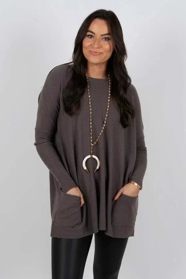 Maglione Donna Casual Manica Lunga Morbido Moderno