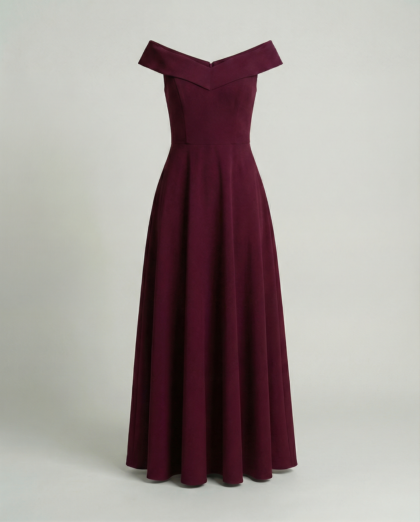 Abito Donna Elegante Scollo Bardot