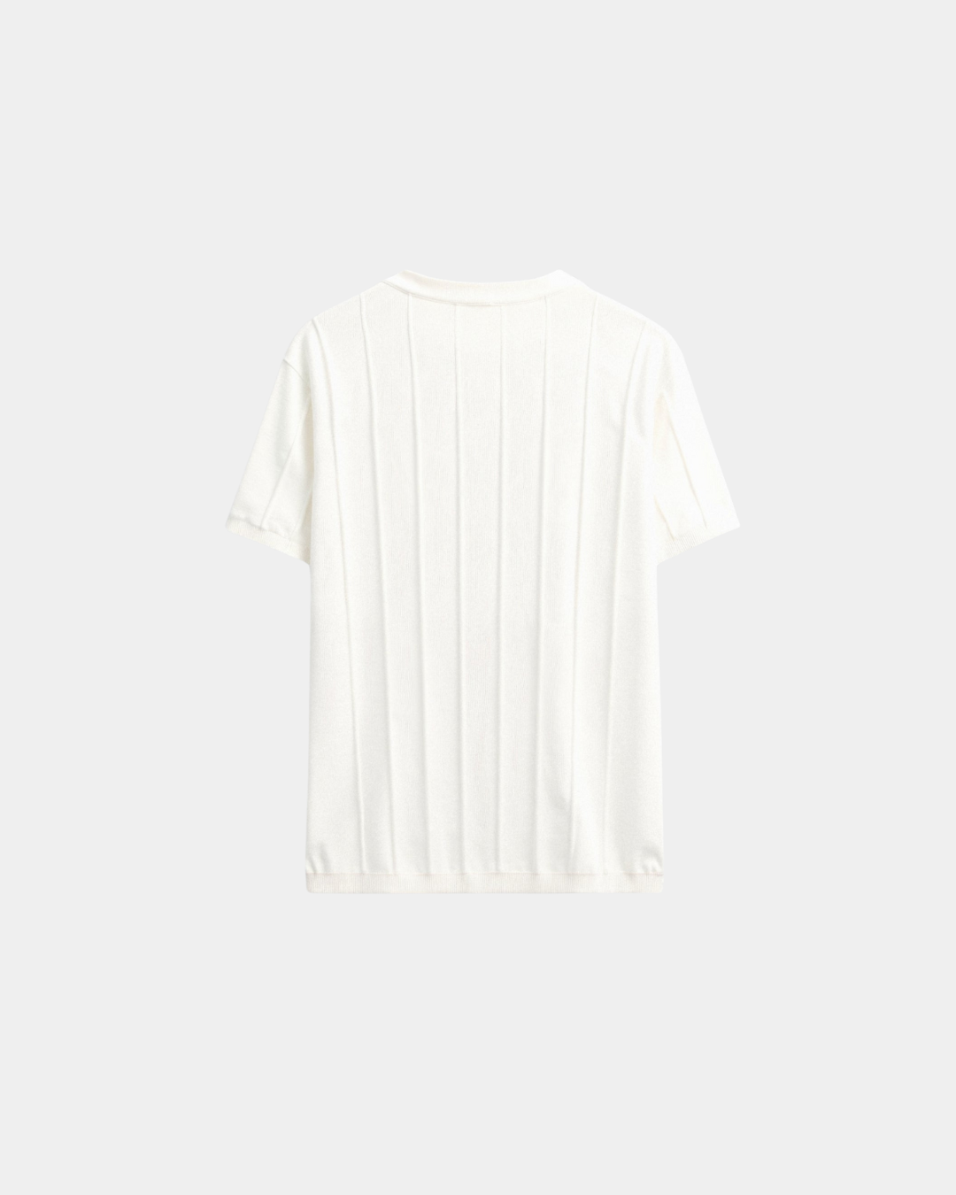 Maglia Uomo in Maglia Leggera con Righe Verticali Estate