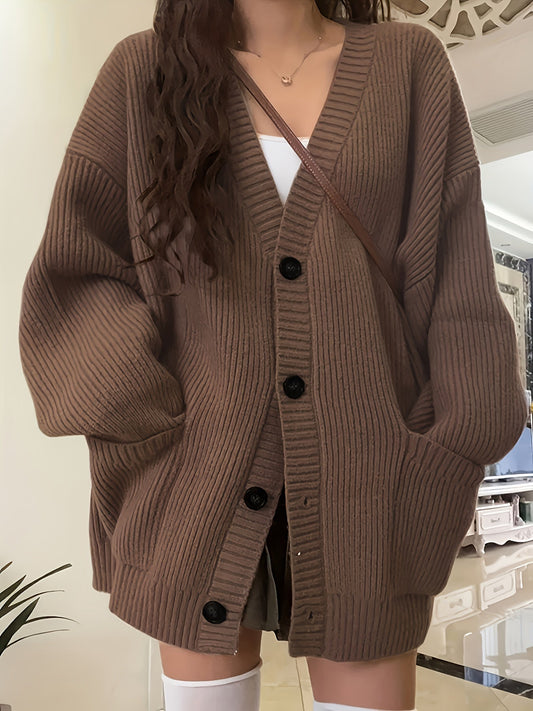Cardigan Donna Casual Cotone Maglia Morbida - Brentozzi