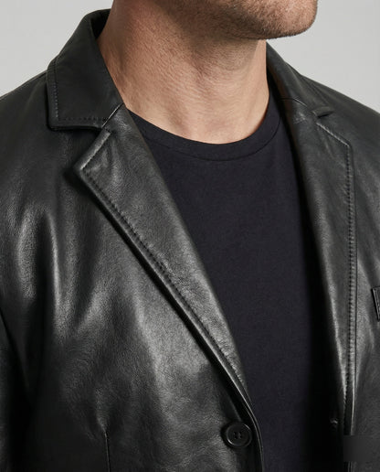 Blazer Uomo in Ecopelle Stile Moderno