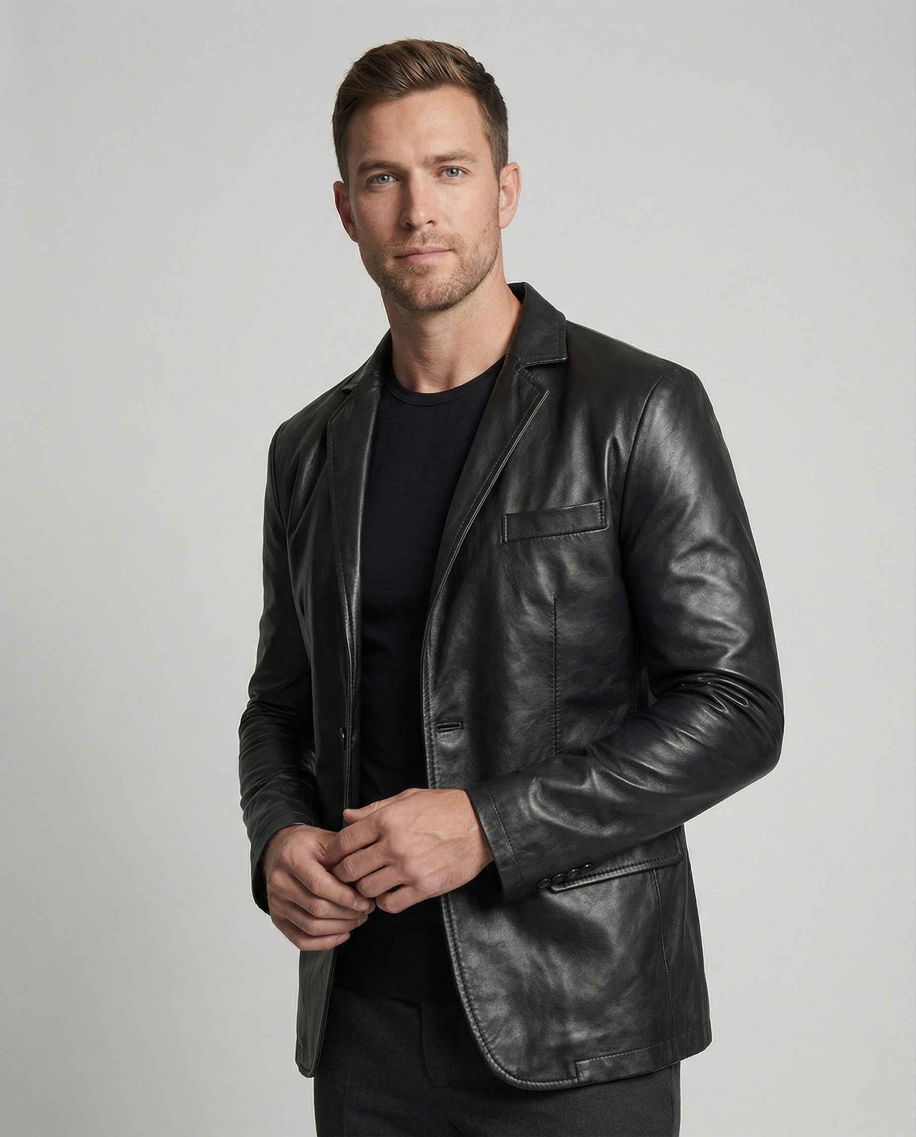 Blazer Uomo in Ecopelle Stile Moderno - Brentozzi