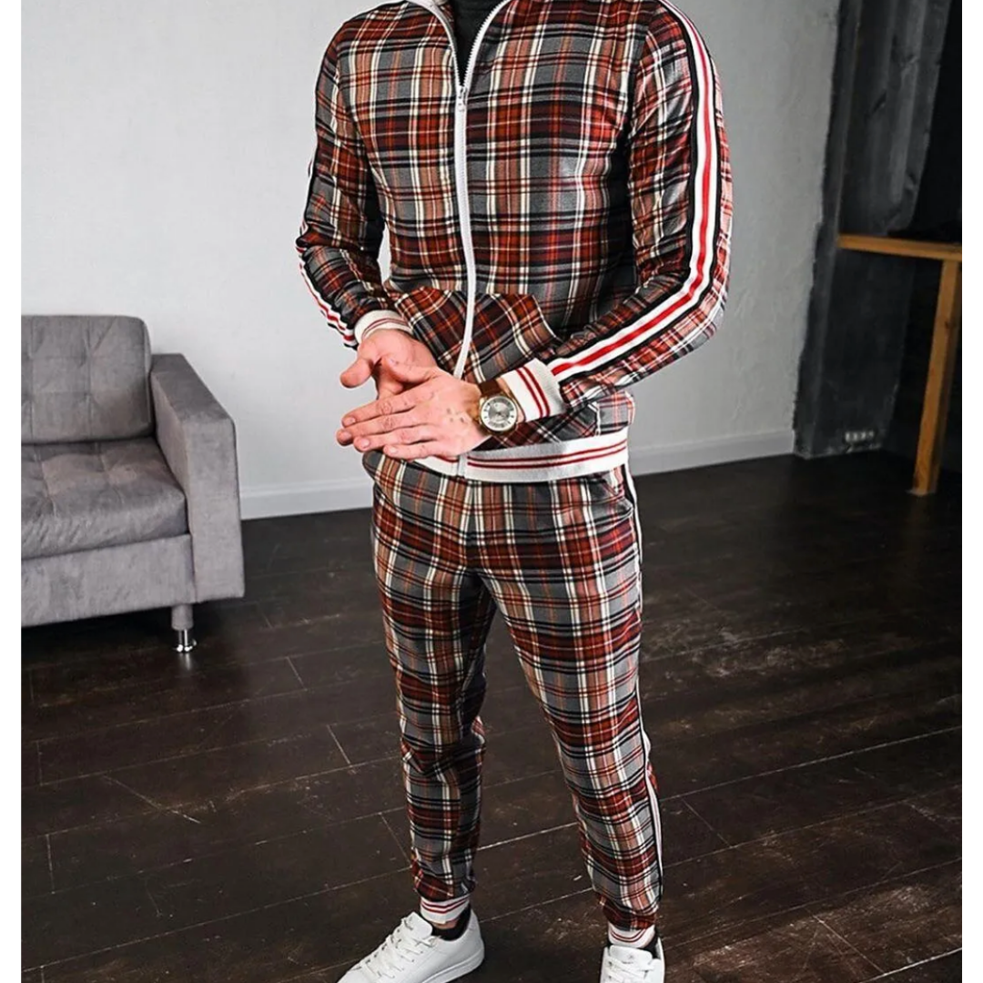 Tuta Sportiva Uomo Due Pezzi Stile Casual Comoda