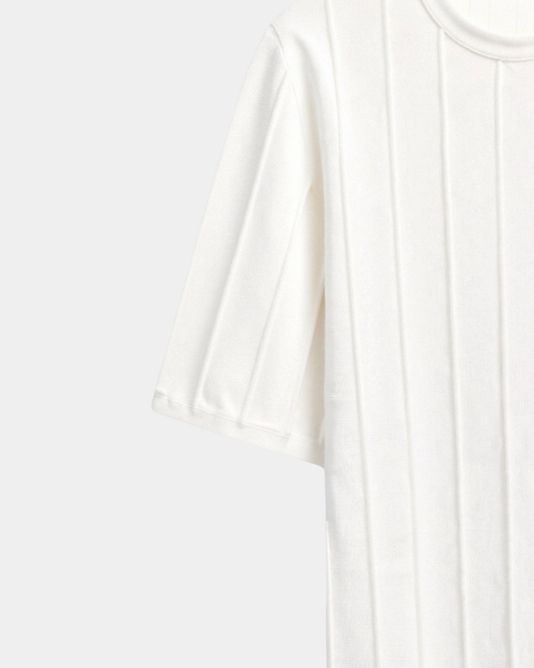 Maglia Uomo in Maglia Leggera con Righe Verticali Estate
