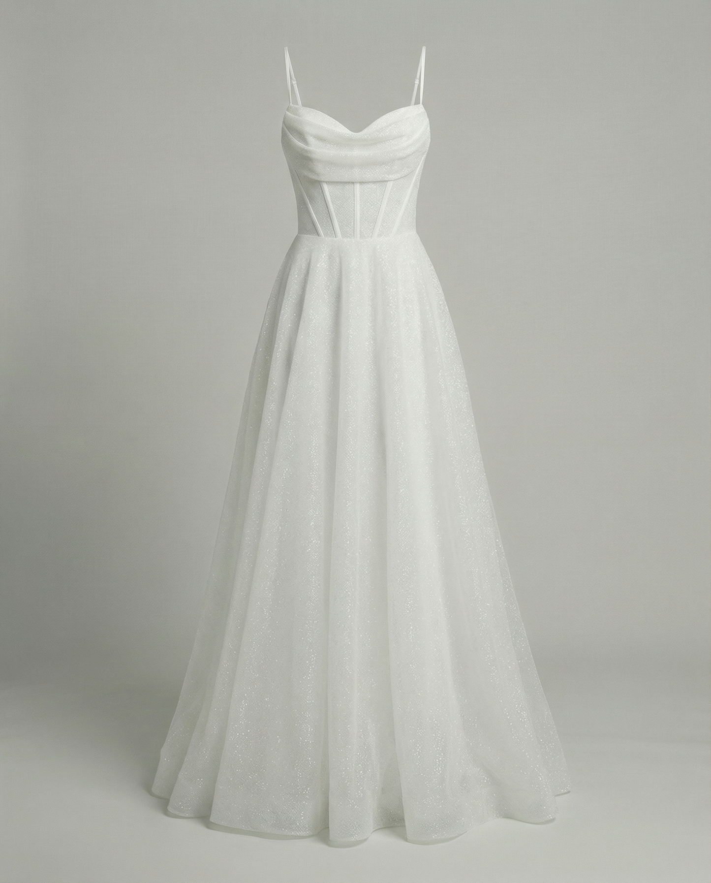 Abito da Sera Donna con Paillettes Scollo Classico