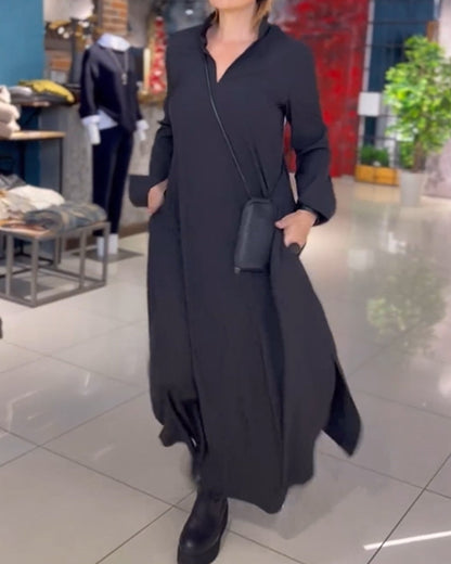 Abito Lungo Donna Linea Dritta