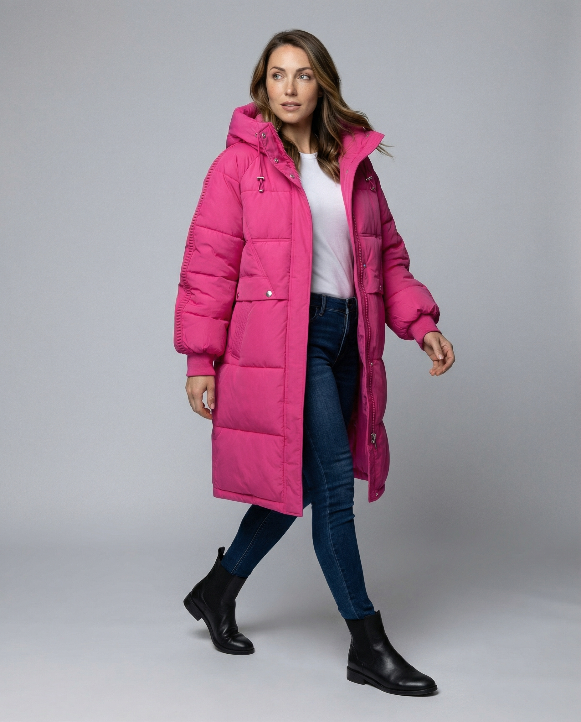 Giacca Puffer Uomo Oversize Imbottita Calda - Brentozzi