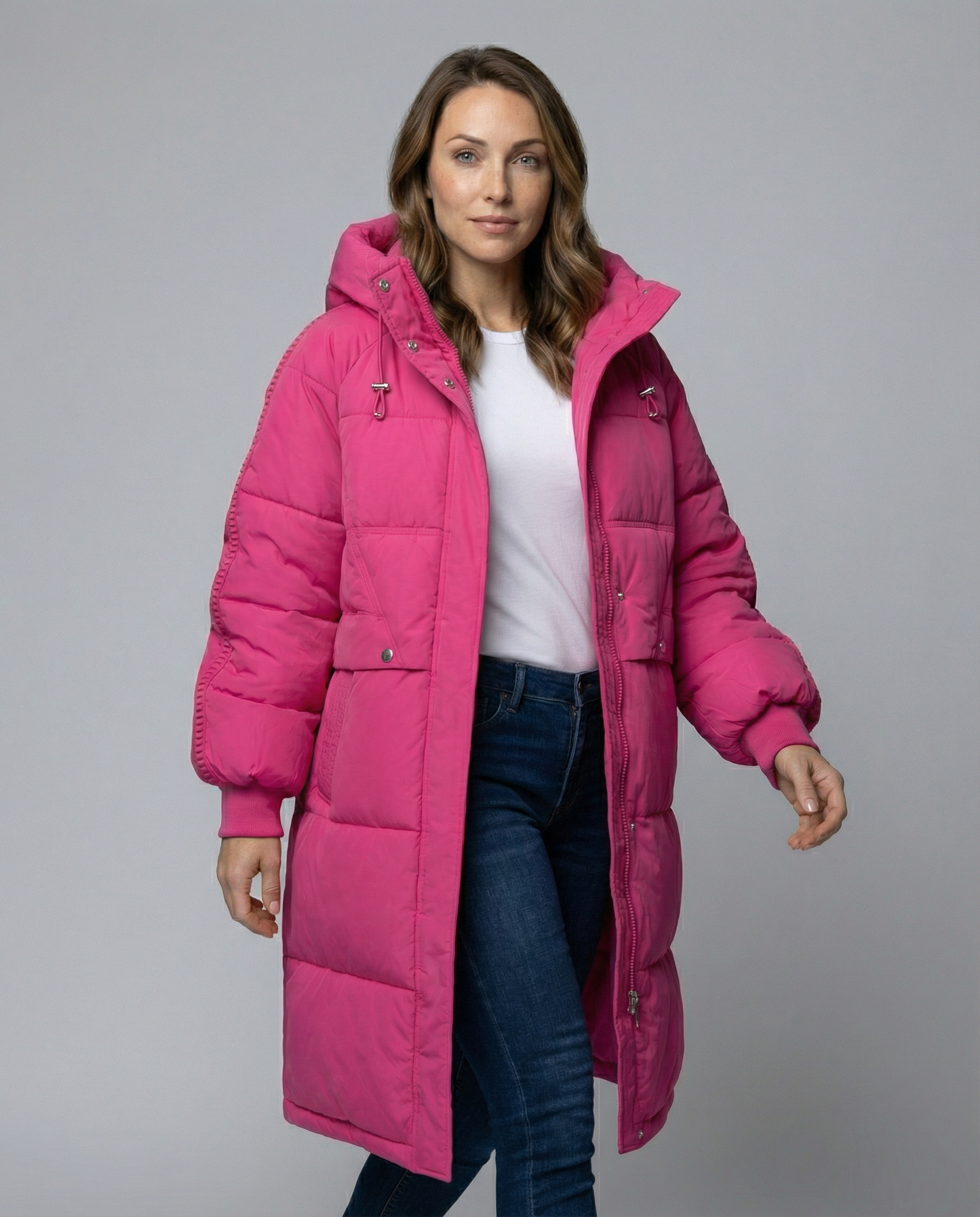 Giacca Puffer Uomo Oversize Imbottita Calda
