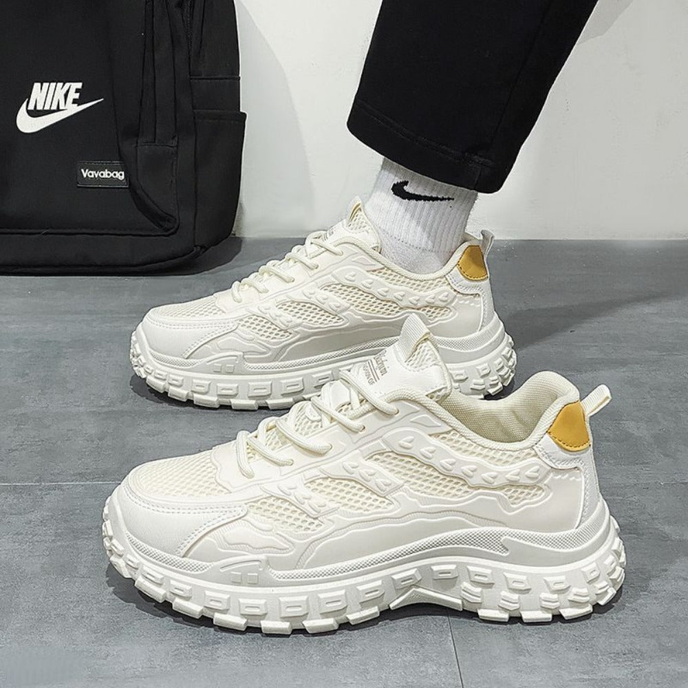 Sneaker Running Uomo in Mesh con Lacci