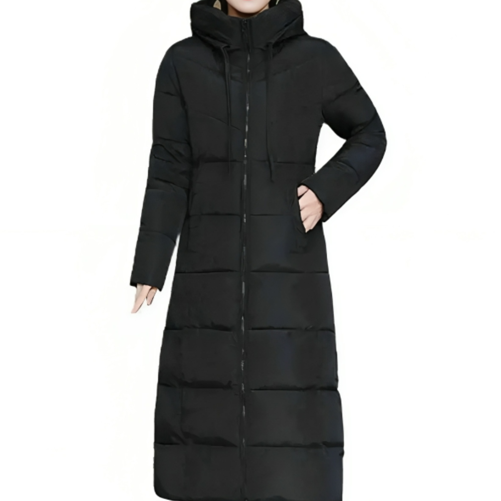 Giacca Invernale Imbottita Donna con Cappuccio Calda Stile