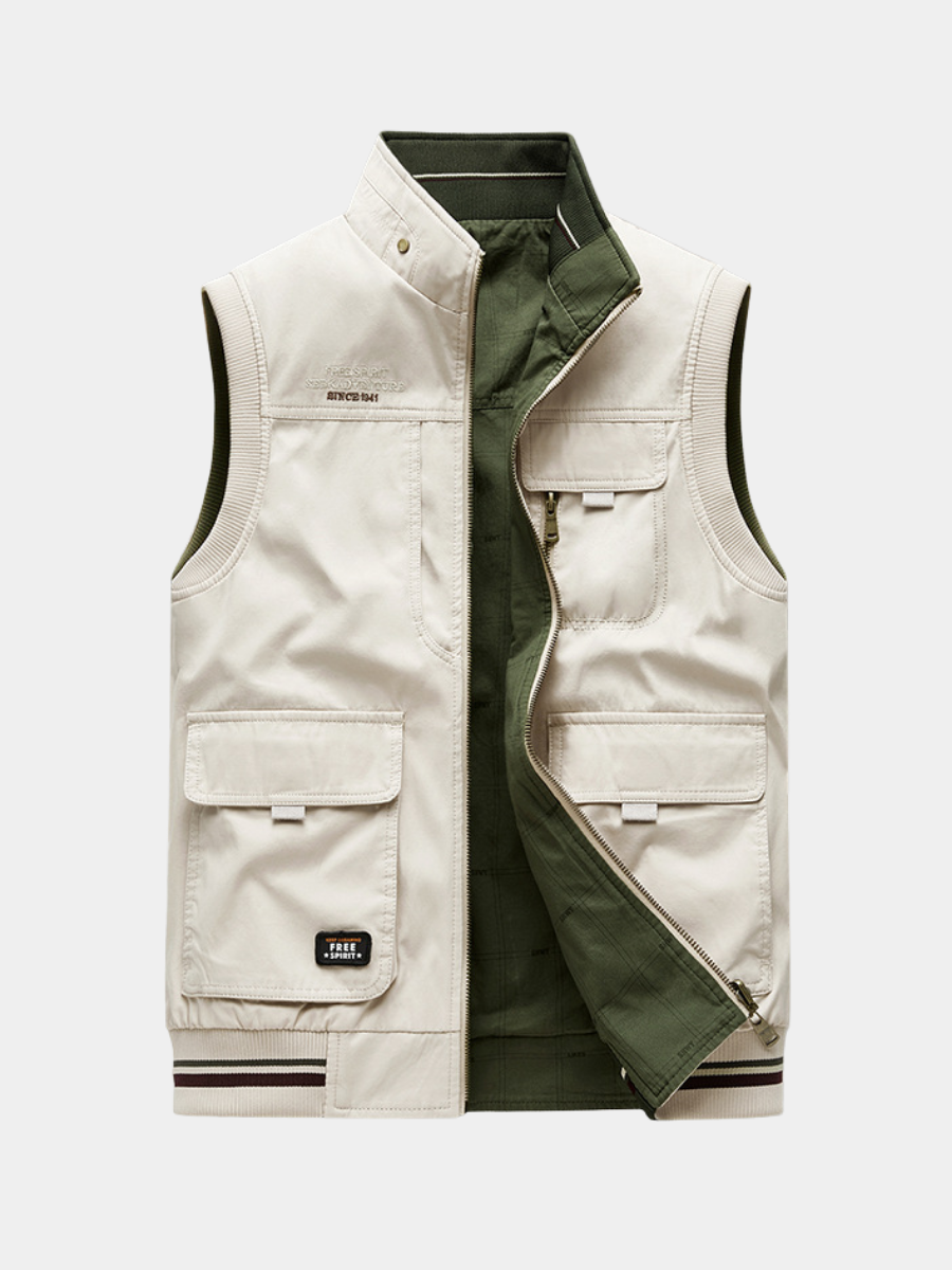 Gilet Uomo Elegante Tessuto Morbido Slim Fit - Brentozzi