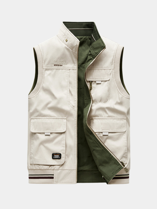 Gilet Uomo Elegante Tessuto Morbido Slim Fit - Brentozzi